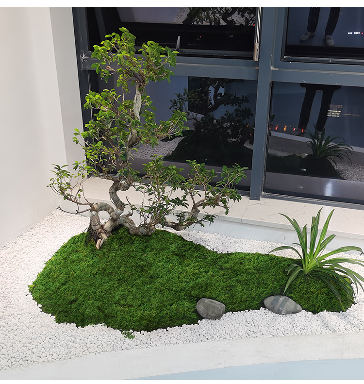 Preserved Moss Sheet - Kunstmatige mosfilamenten mos gazon mensen nep