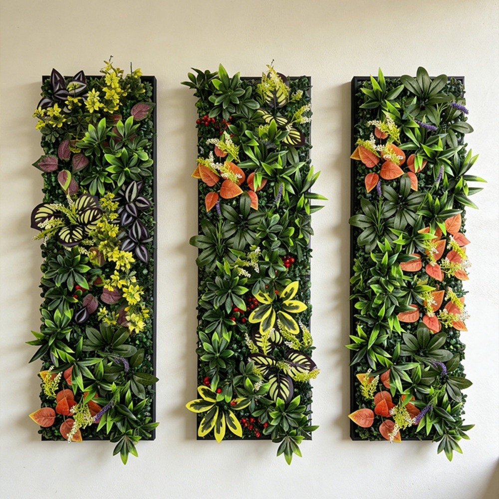 Preserved Moss Sheet - Realistiche Kunstplanten Graswand Iep Ranken Bladeren